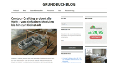 Desktop Screenshot of grundbuchblog.de