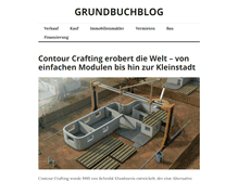 Tablet Screenshot of grundbuchblog.de